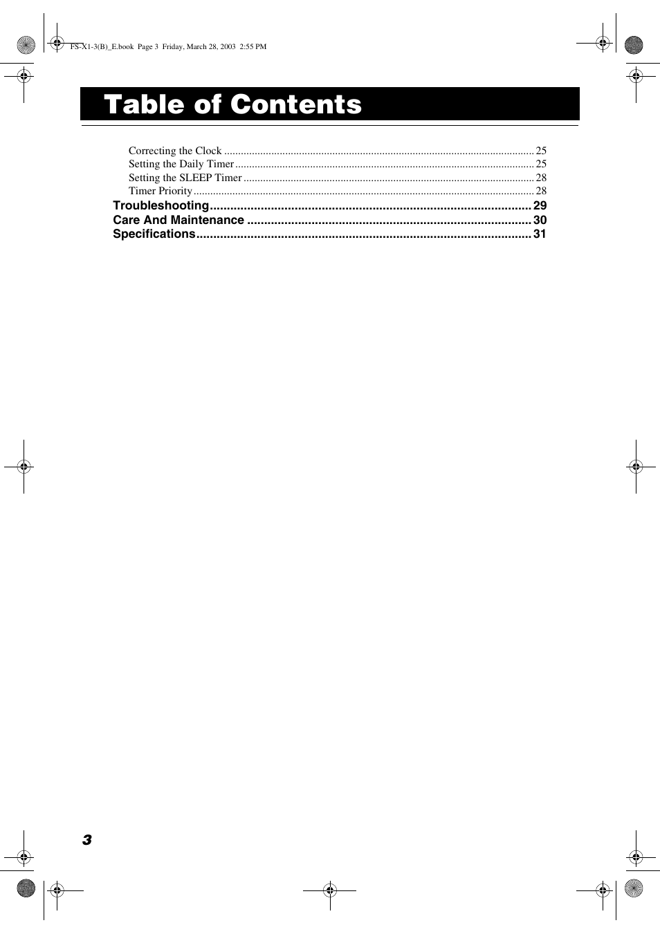 JVC SP-FSX3 User Manual | Page 6 / 35