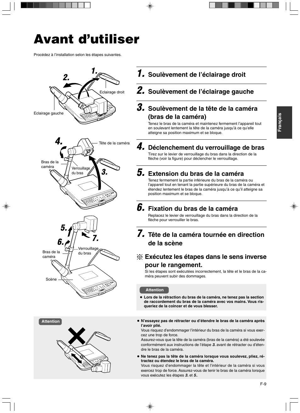 Preparation, Avant d’utiliser | JVC AV-P960E User Manual | Page 36 / 109