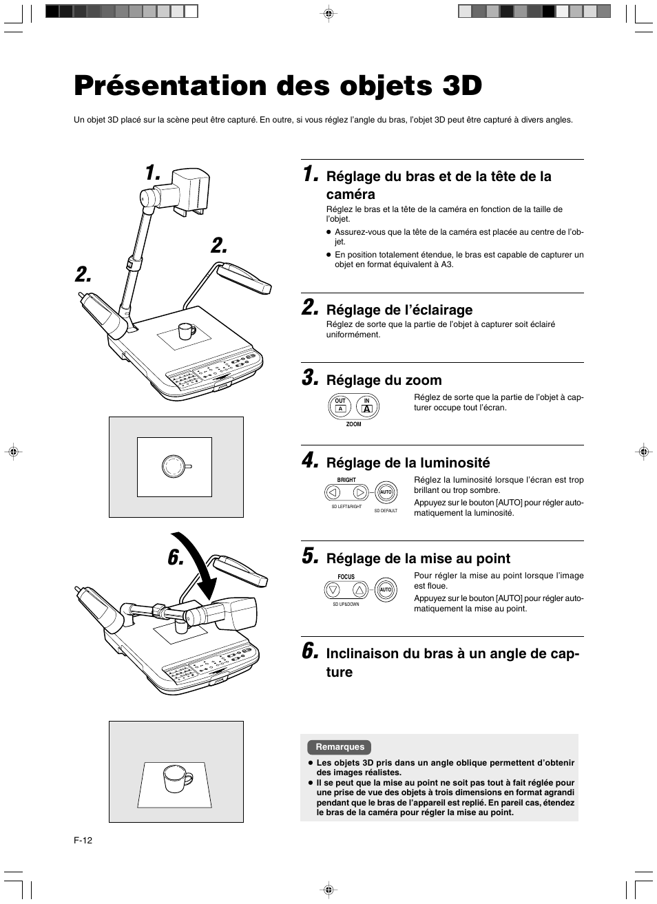 Presentation des objets 3d, Présentation des objets 3d | JVC AV-P960E User Manual | Page 39 / 109