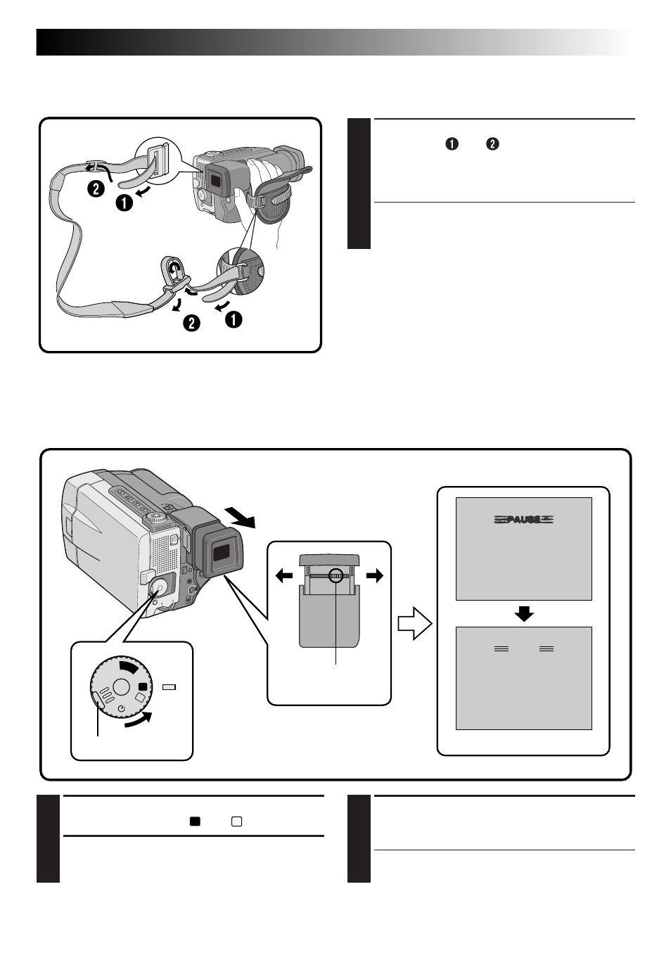 Dioptre adjustment, Shoulder strap attachment | JVC GR-DLS1 User Manual | Page 15 / 88