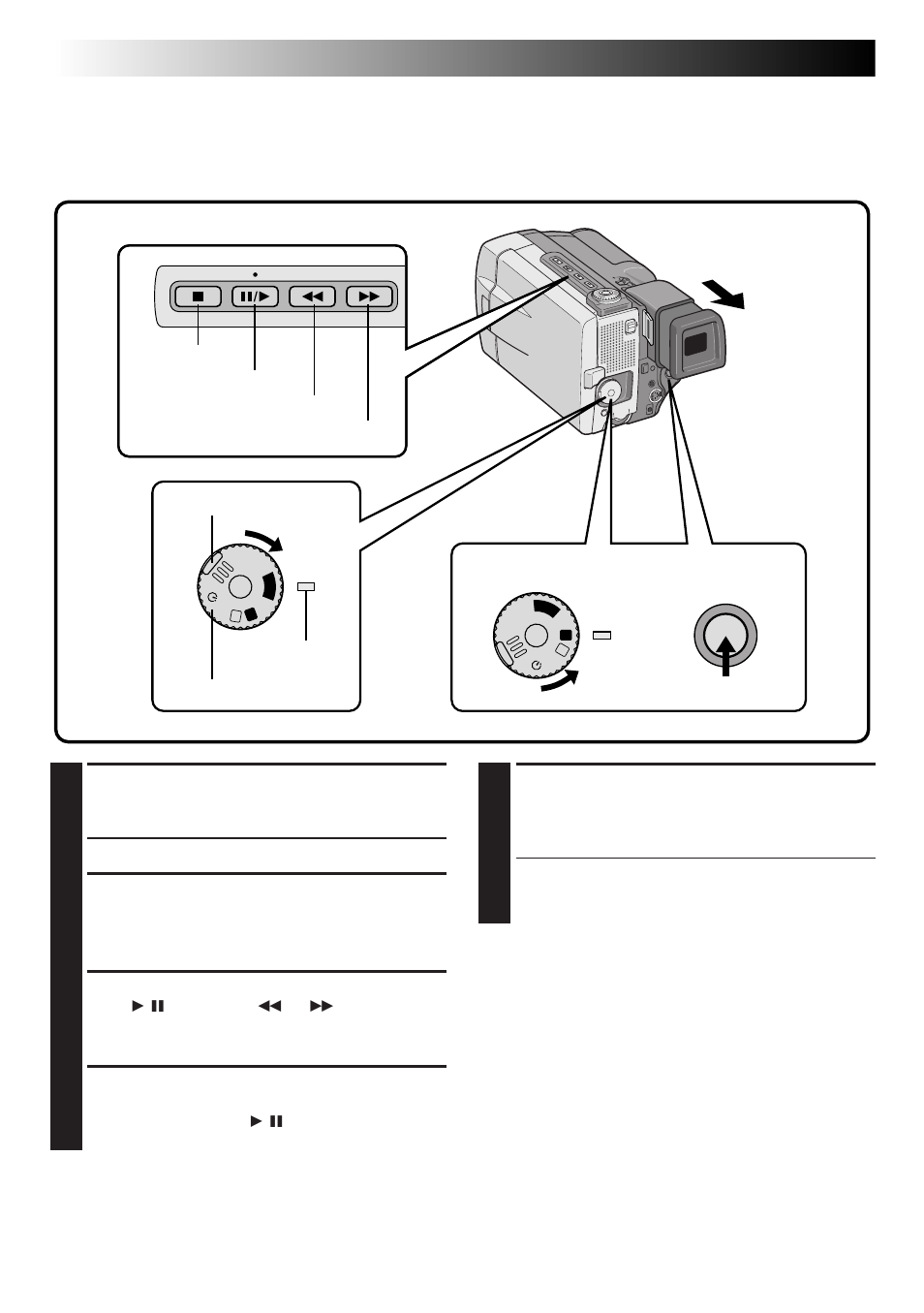 Recording, Recording from the middle of a tape, Basic recording (cont.) | JVC GR-DLS1 User Manual | Page 20 / 88