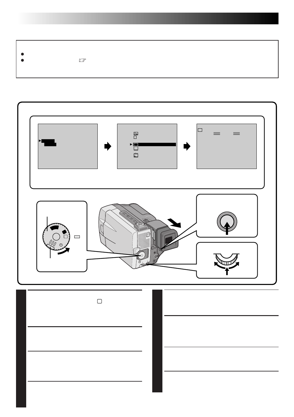 Recording, Advanced features (cont.), Fade/wipe effects important | JVC GR-DLS1 User Manual | Page 36 / 88