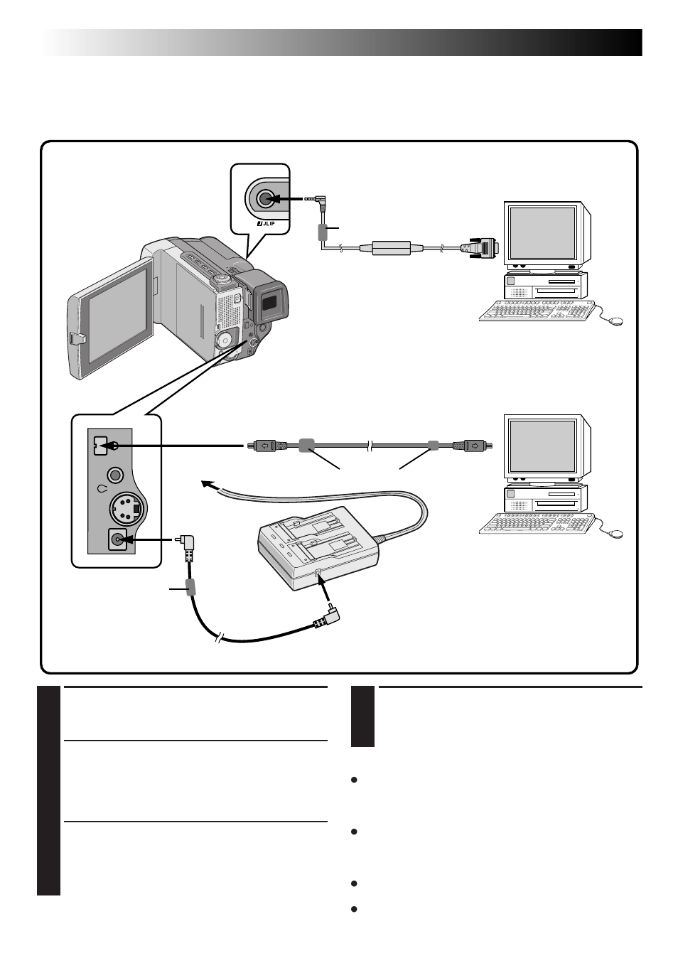 Playback, Advanced connections | JVC GR-DLS1 User Manual | Page 58 / 88