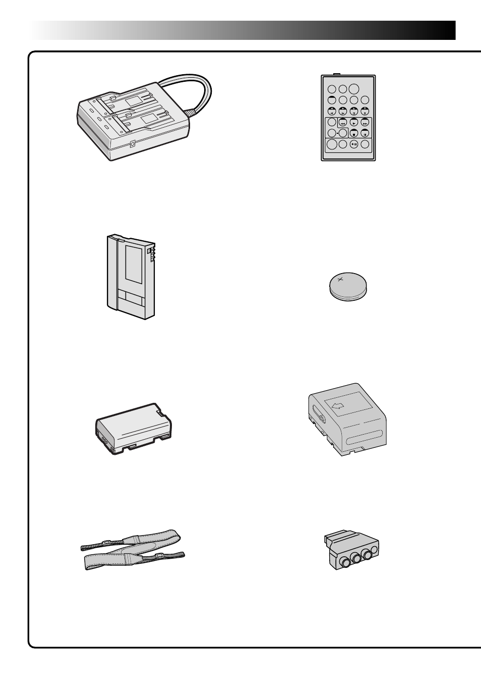 Provided accessories | JVC GR-DLS1 User Manual | Page 6 / 88