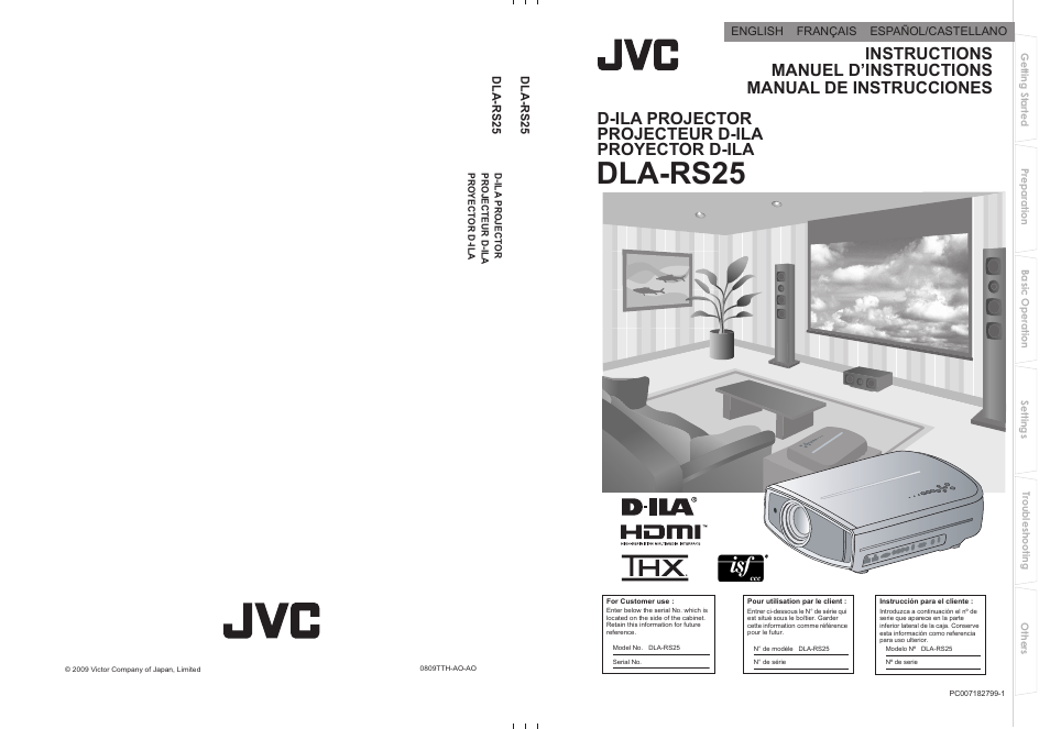 JVC 0809TTH-AO-AO User Manual | 185 pages