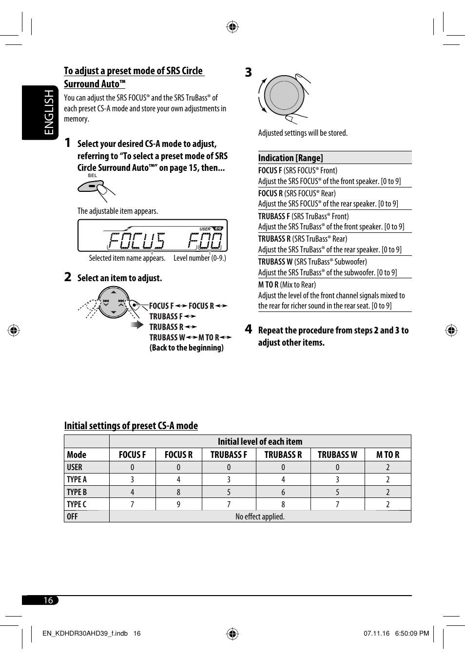 English | JVC KD-AHD39 User Manual | Page 16 / 117