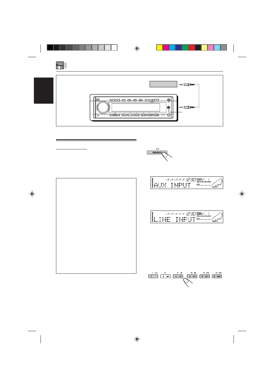 External component operations, Playing external components | JVC CD Receiver KD-SH77R User Manual | Page 30 / 42
