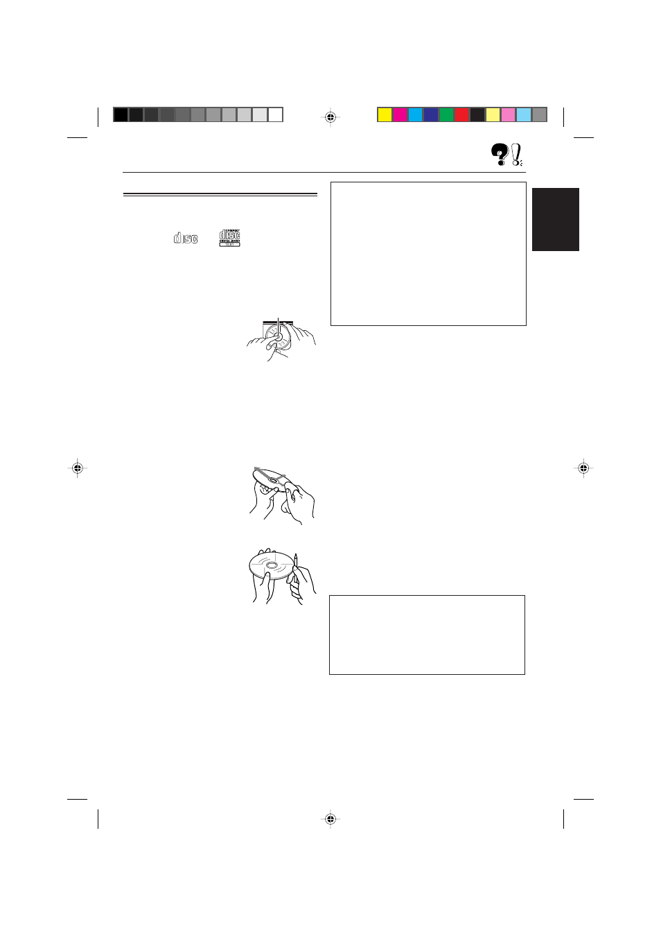 Maintenance, Handling cds, How to handle cds | Moisture condensation | JVC CD Receiver KD-SH77R User Manual | Page 39 / 42