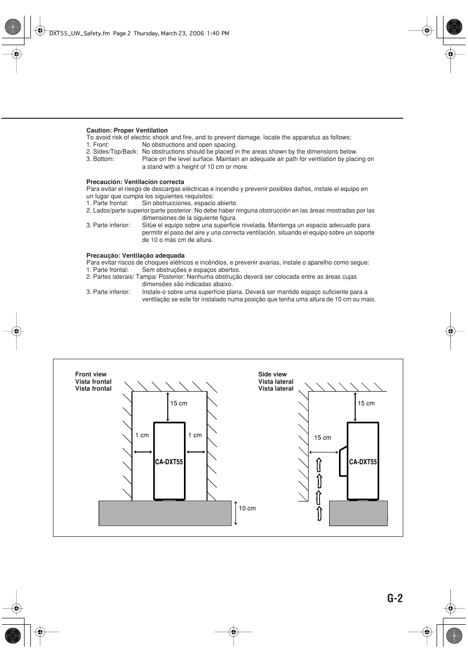 JVC DX-T55 User Manual | Page 3 / 144