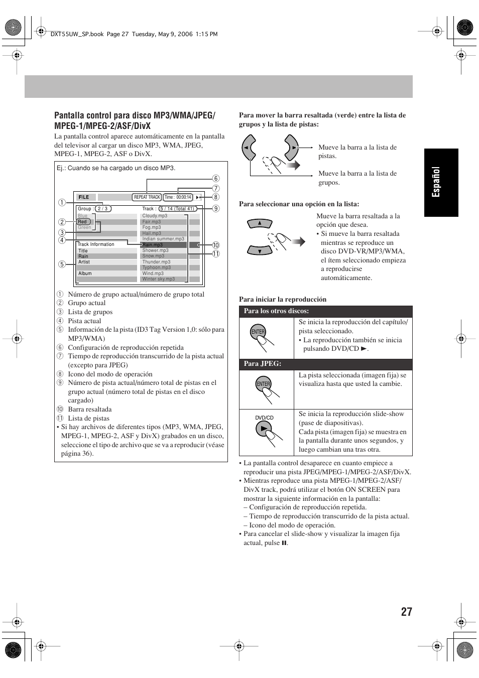 JVC DX-T55 User Manual | Page 77 / 144