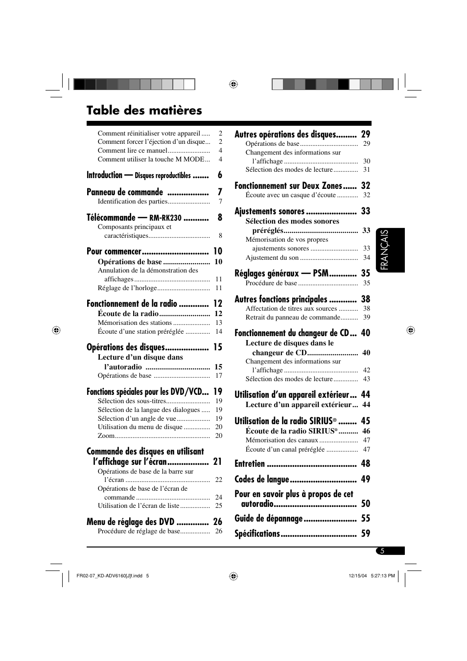 JVC KD-ADV6160 User Manual | Page 121 / 177