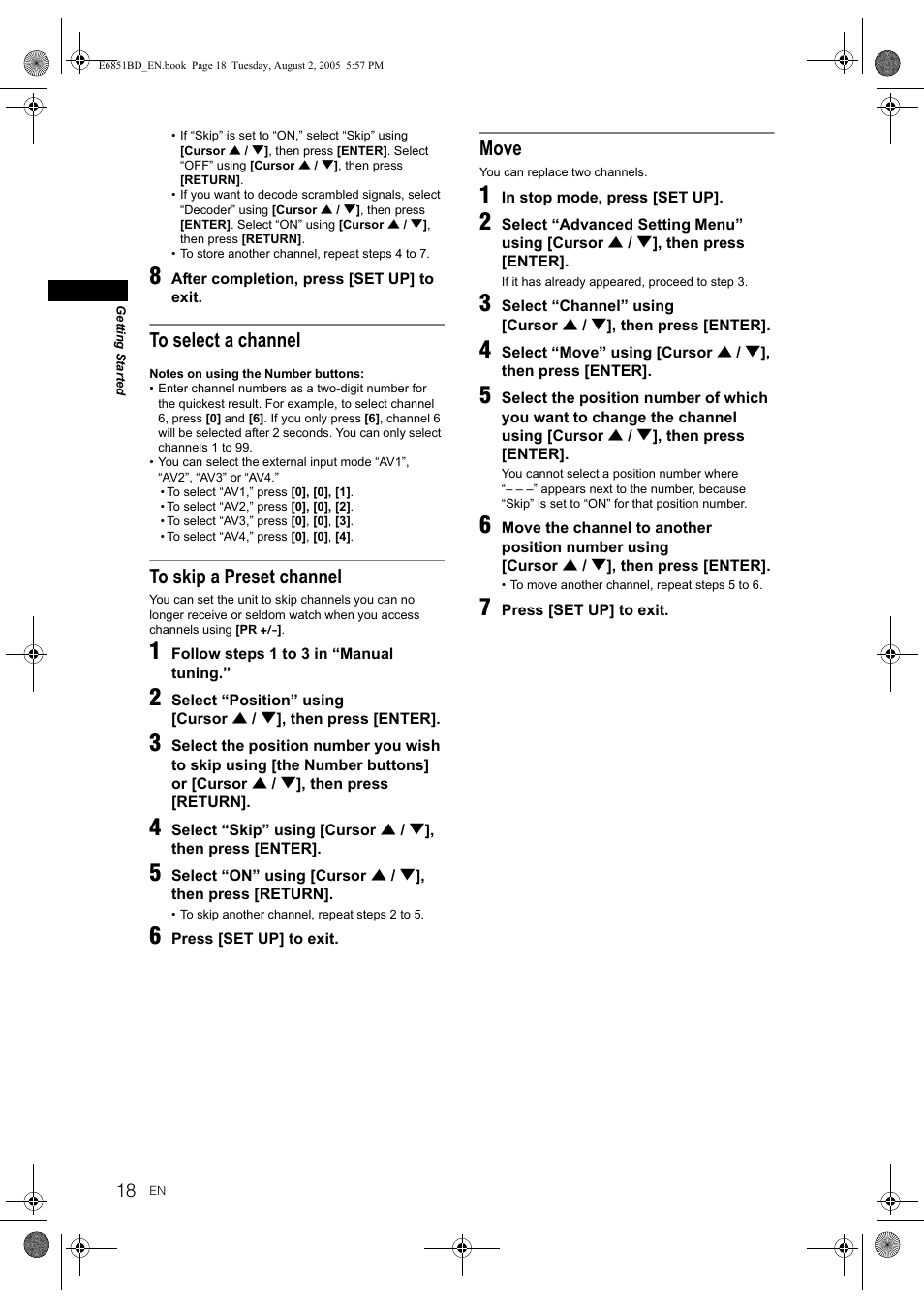 Move | JVC DR-M70SEK User Manual | Page 18 / 68
