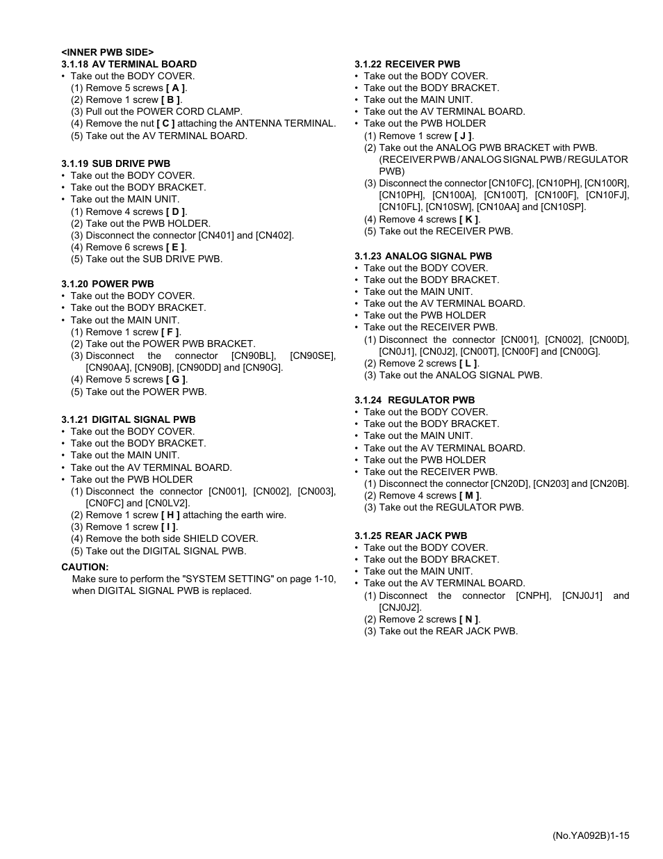 JVC Rear Projection Television HD-52Z575 User Manual | Page 15 / 37