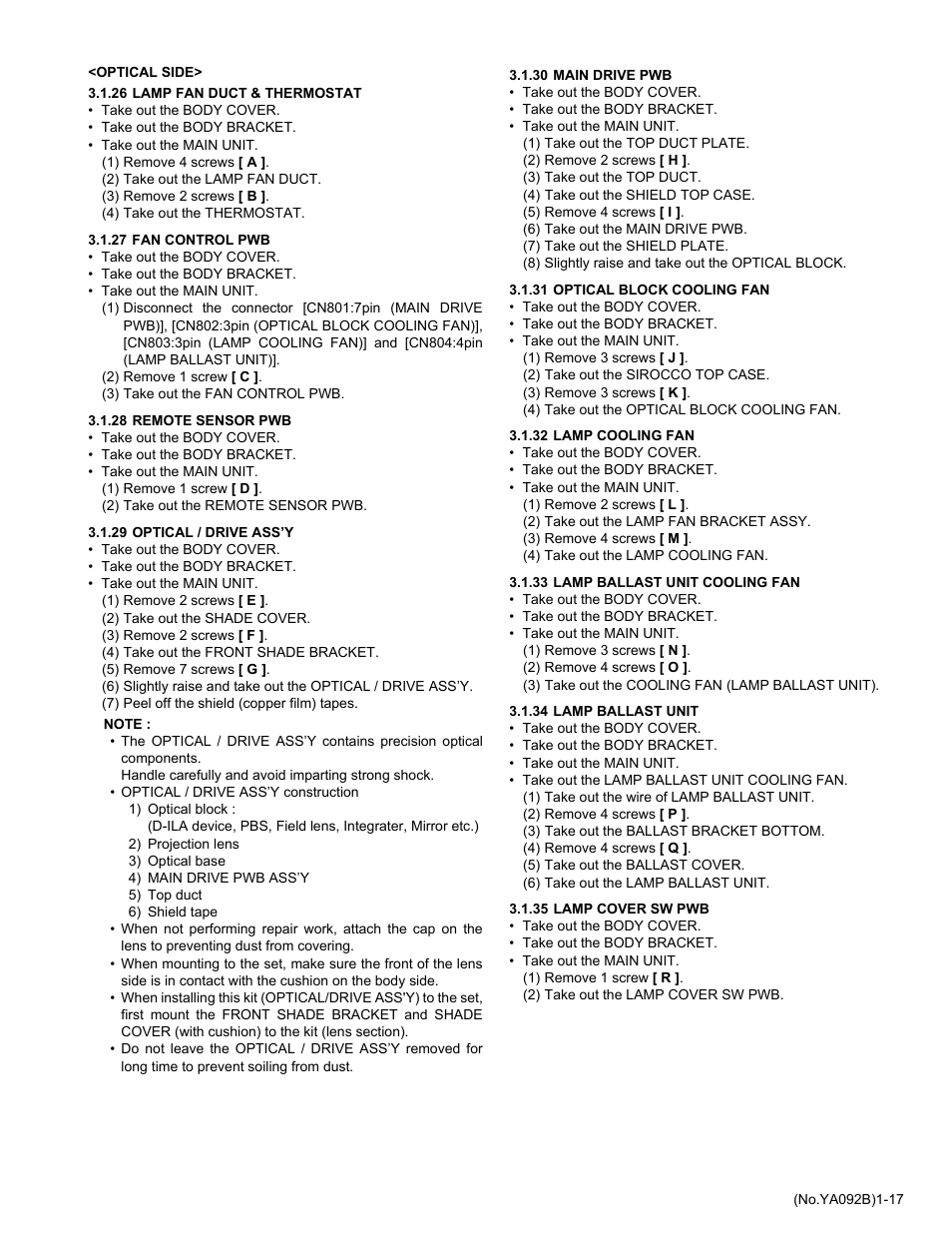 JVC Rear Projection Television HD-52Z575 User Manual | Page 17 / 37