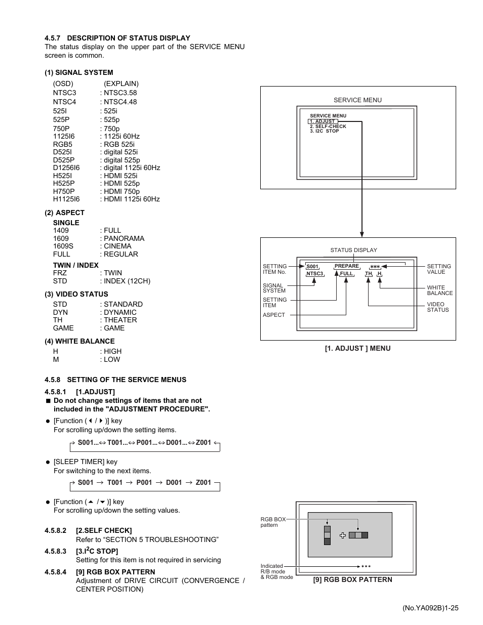 JVC Rear Projection Television HD-52Z575 User Manual | Page 25 / 37