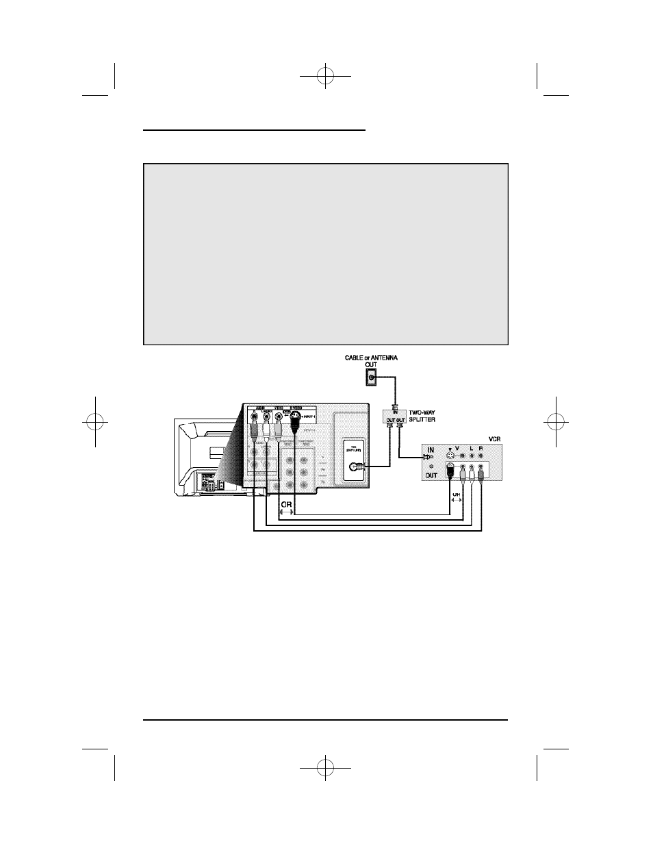 Connections, Cable and vcr connections | JVC AV 32F702 User Manual | Page 11 / 52
