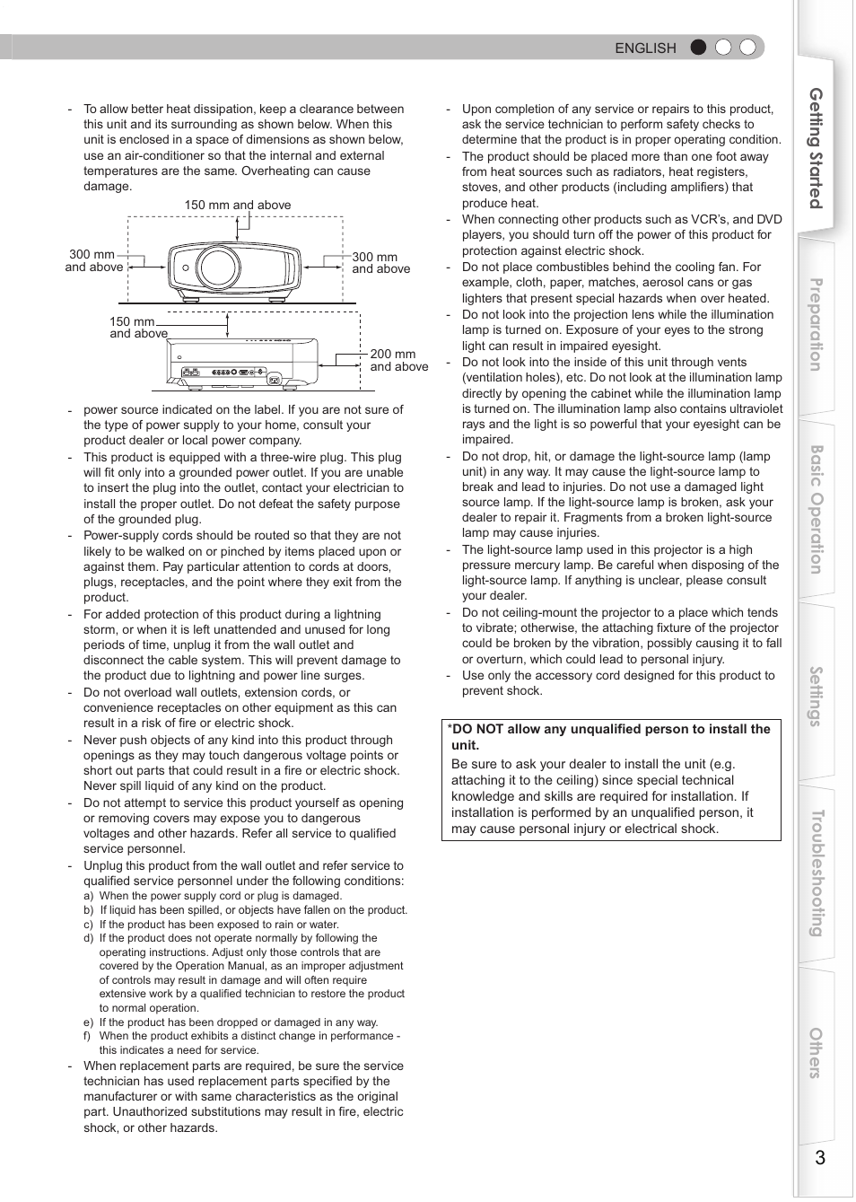 JVC DLA-RS15 User Manual | Page 3 / 181