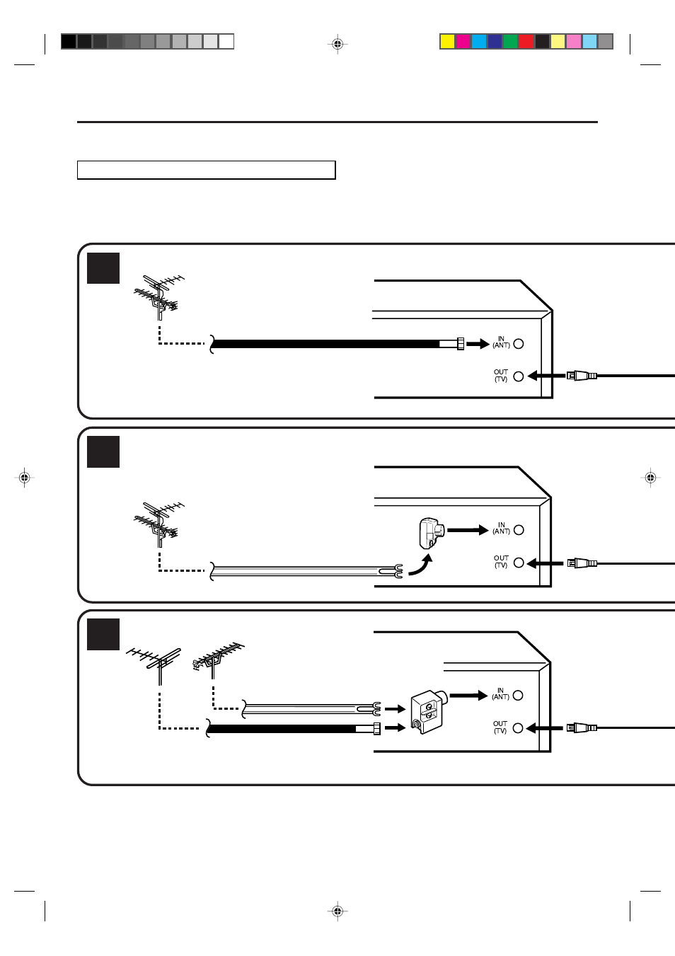 Basic connections, Antenna to dvd/vcr connection | JVC HR-XVC21UJ User Manual | Page 12 / 64