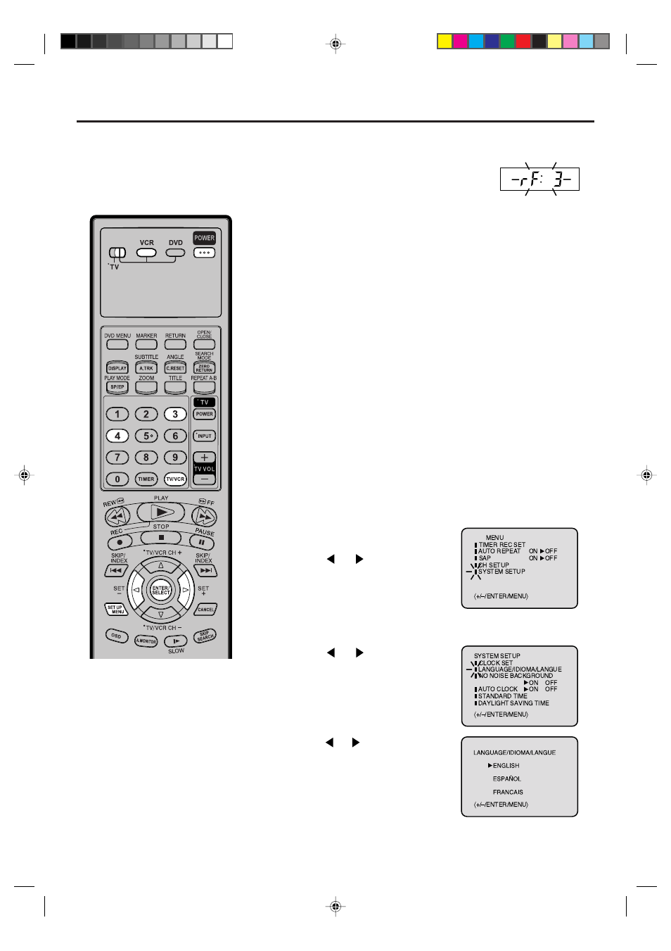 18 setting the video channel/setting the language, Setting the video channel setting the language | JVC HR-XVC21UJ User Manual | Page 18 / 64