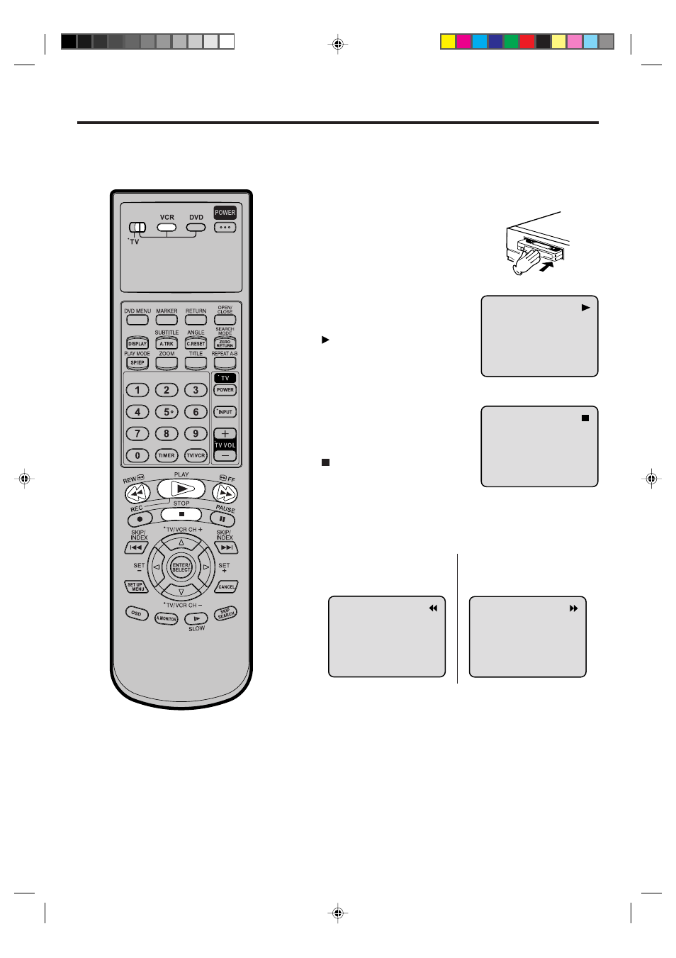 25 cassette tape playback | JVC HR-XVC21UJ User Manual | Page 25 / 64