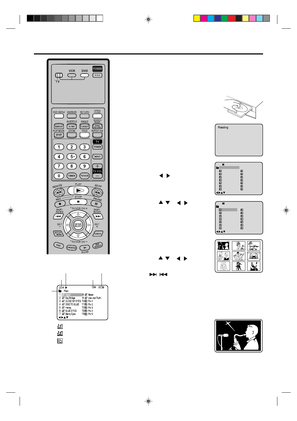 Jpeg cd playback | JVC HR-XVC21UJ User Manual | Page 43 / 64