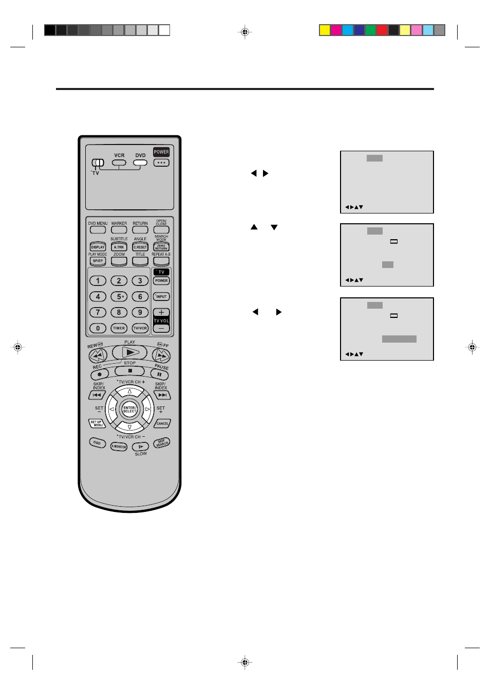 Setting the select files | JVC HR-XVC21UJ User Manual | Page 45 / 64