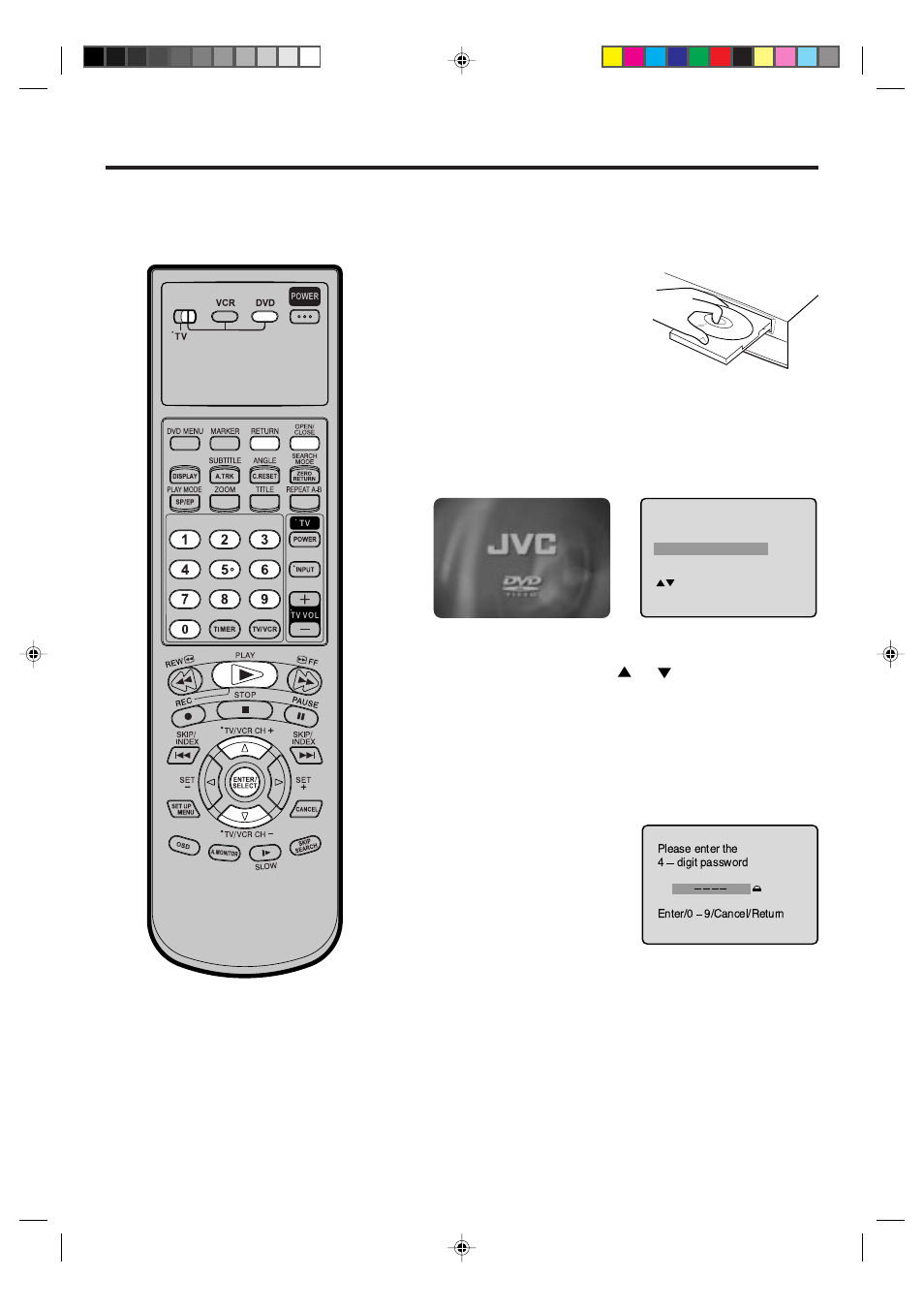 51 temporary disabling of rating level by dvd disc | JVC HR-XVC21UJ User Manual | Page 51 / 64