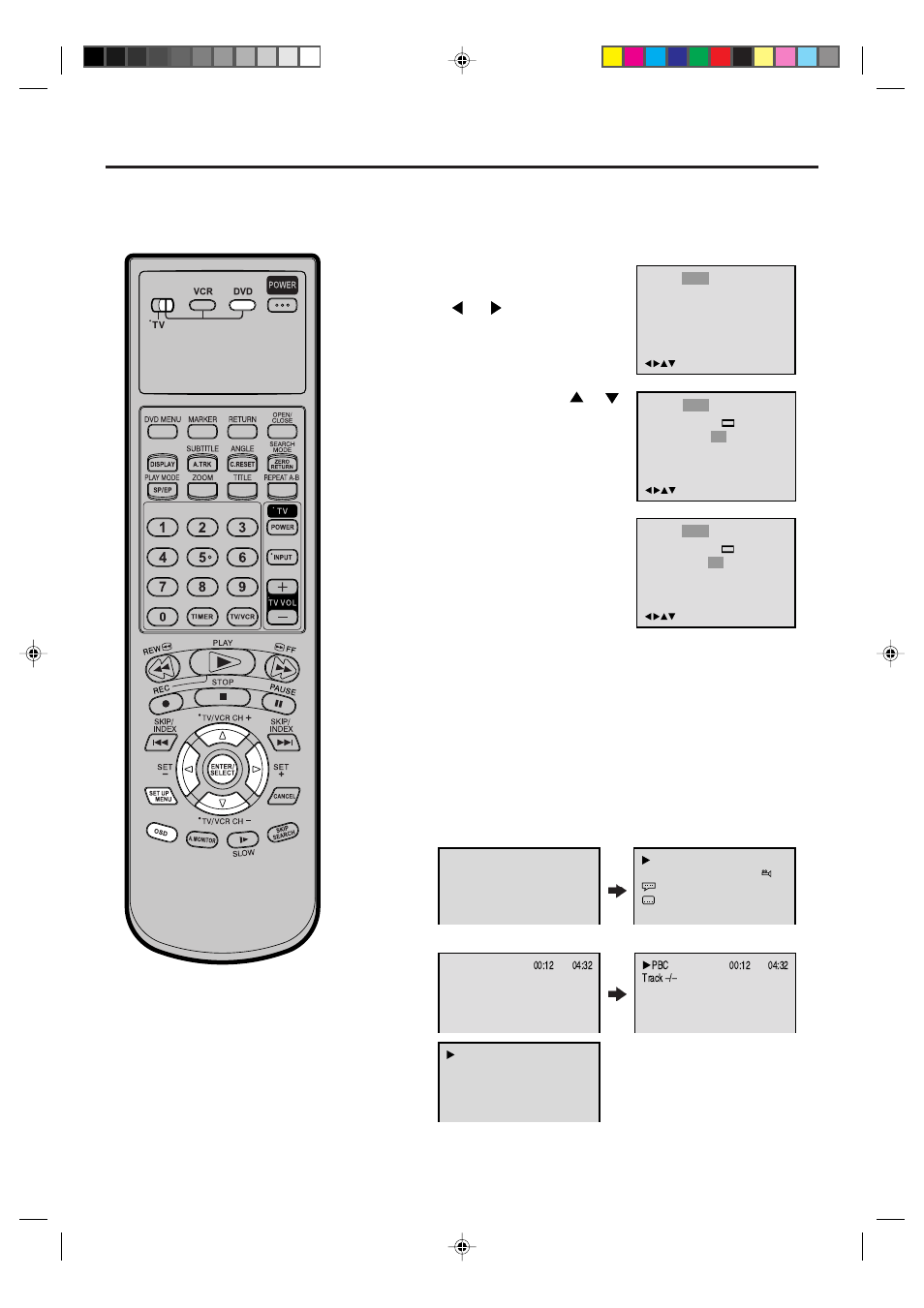 Status display of disc | JVC HR-XVC21UJ User Manual | Page 56 / 64
