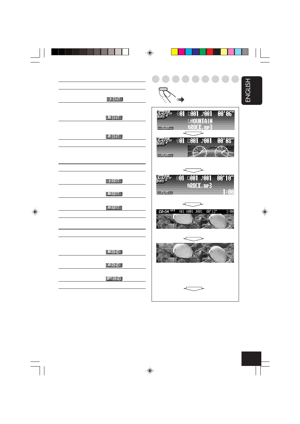 English, Changing the display pattern | JVC KD-AR7000 User Manual | Page 41 / 153