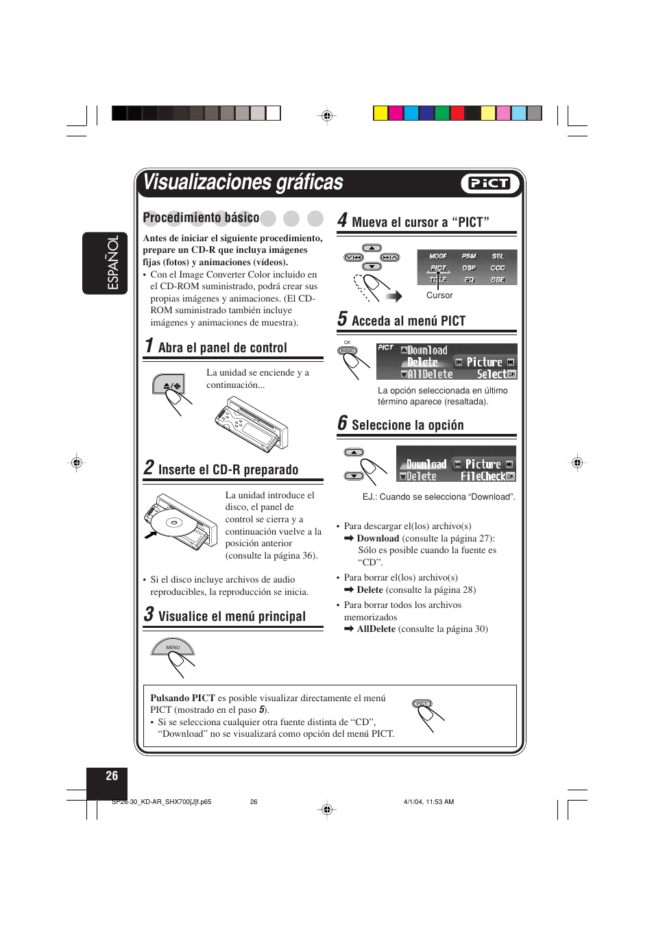 Visualizaciones gráficas | JVC KD-AR7000 User Manual | Page 76 / 153
