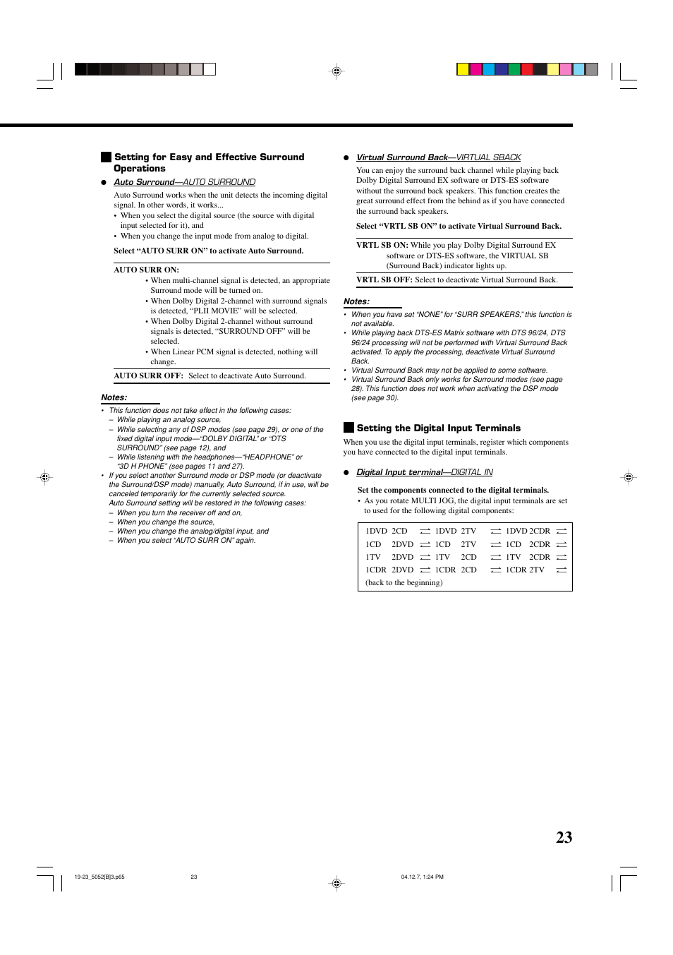 JVC RX-5052S User Manual | Page 27 / 39