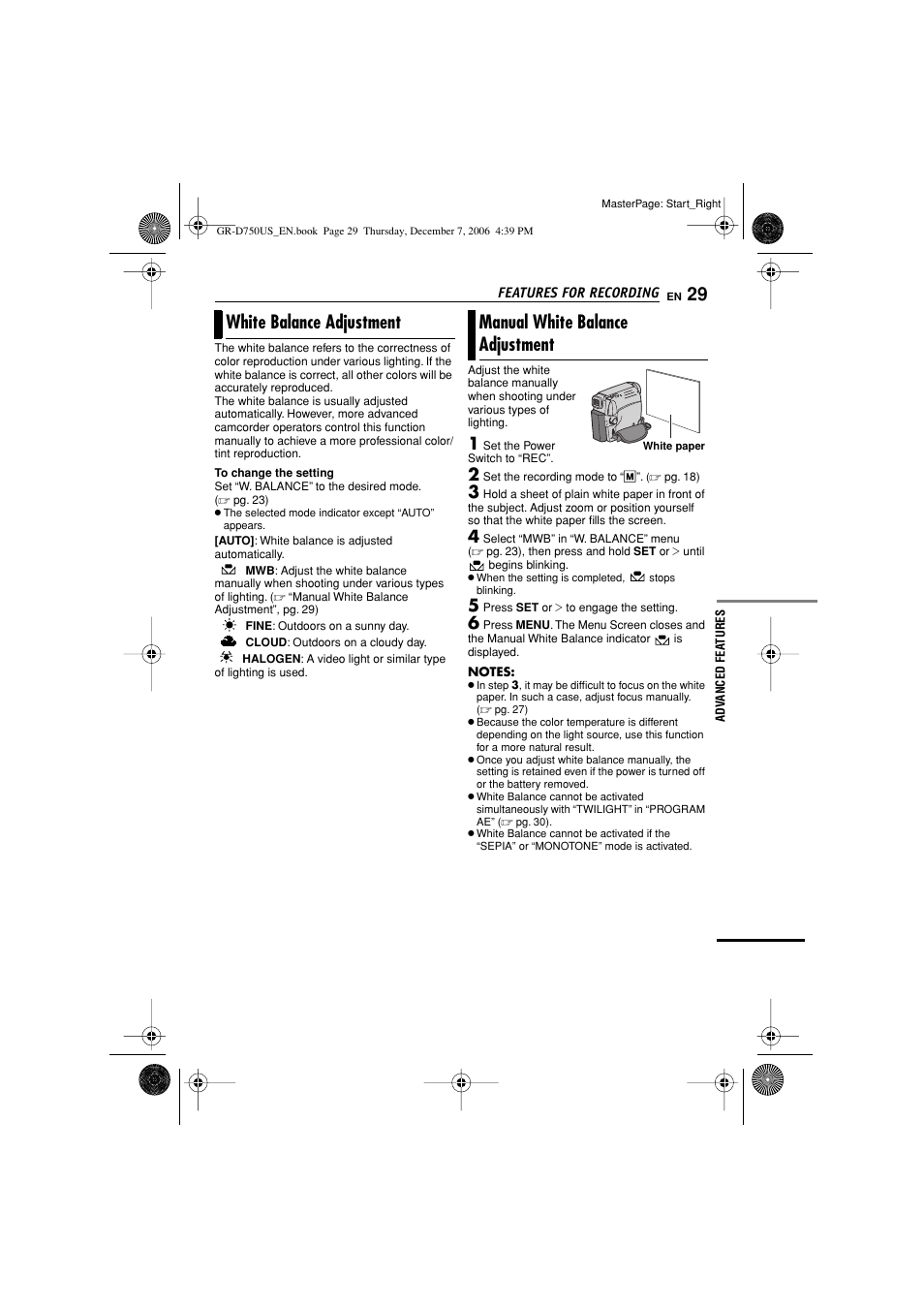 JVC GR-D750US User Manual | Page 29 / 40