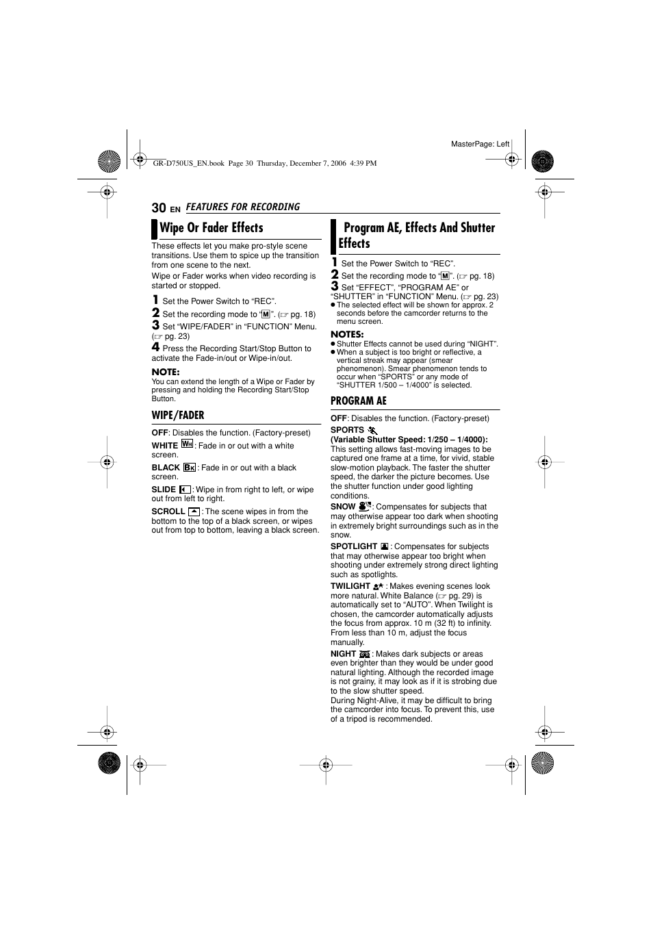 JVC GR-D750US User Manual | Page 30 / 40