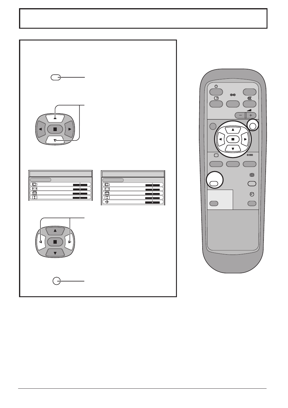 Adjusting picture pos./size, Adjusting screen | JVC GD-V501PCE User Manual | Page 20 / 40