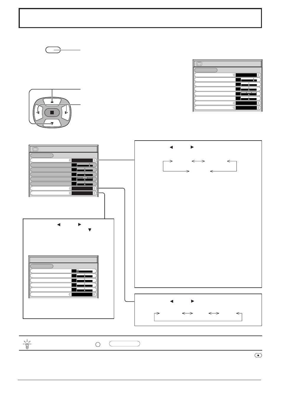 Picture adjustments, Helpful hint, Normalisation) | JVC GD-V501PCE User Manual | Page 24 / 40