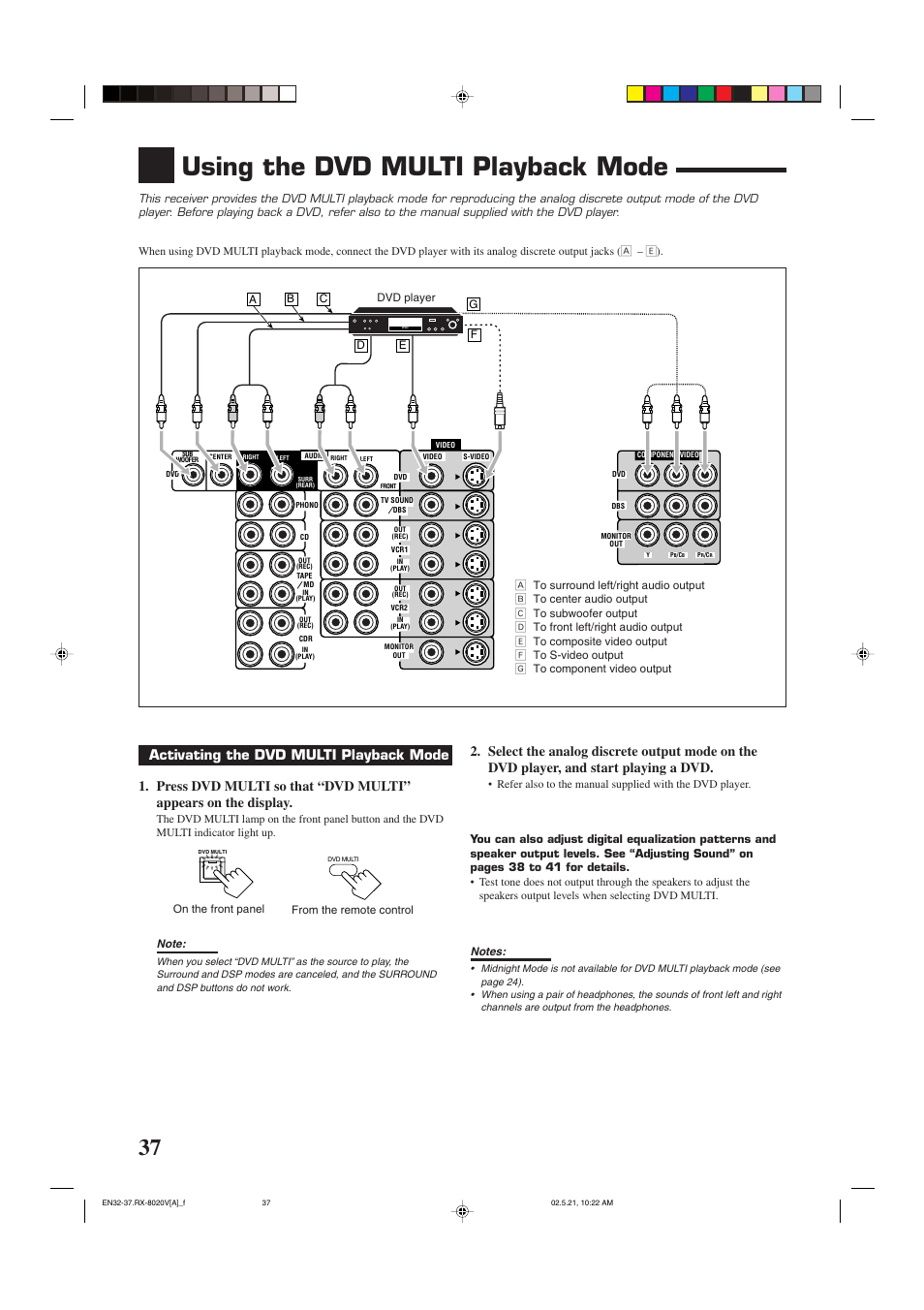 Using the dvd multi playback mode | JVC LVT0870-006A User Manual | Page 40 / 64