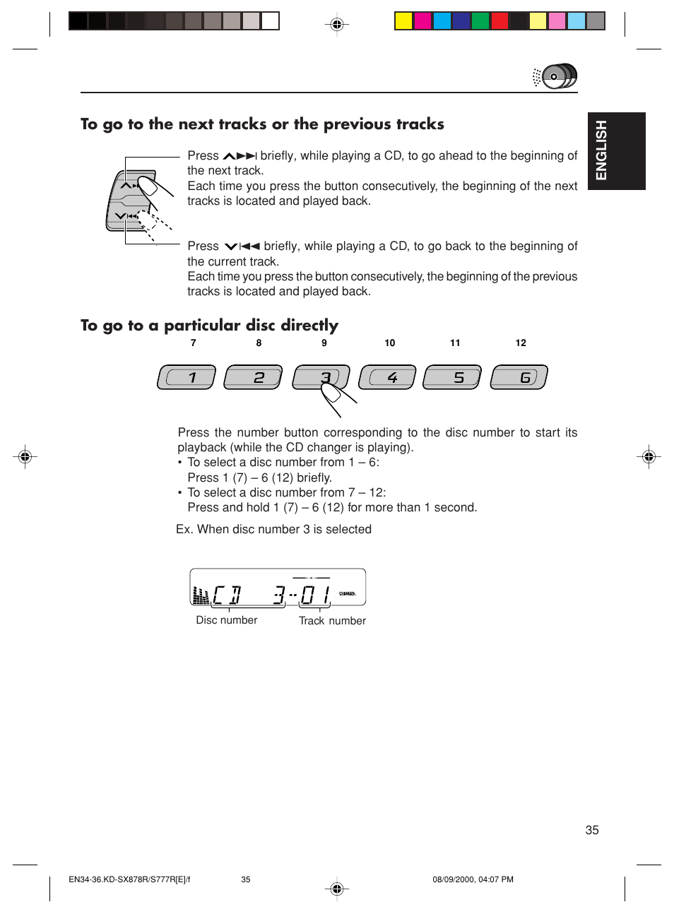 JVC CD Receiver KD-S8R User Manual | Page 35 / 45