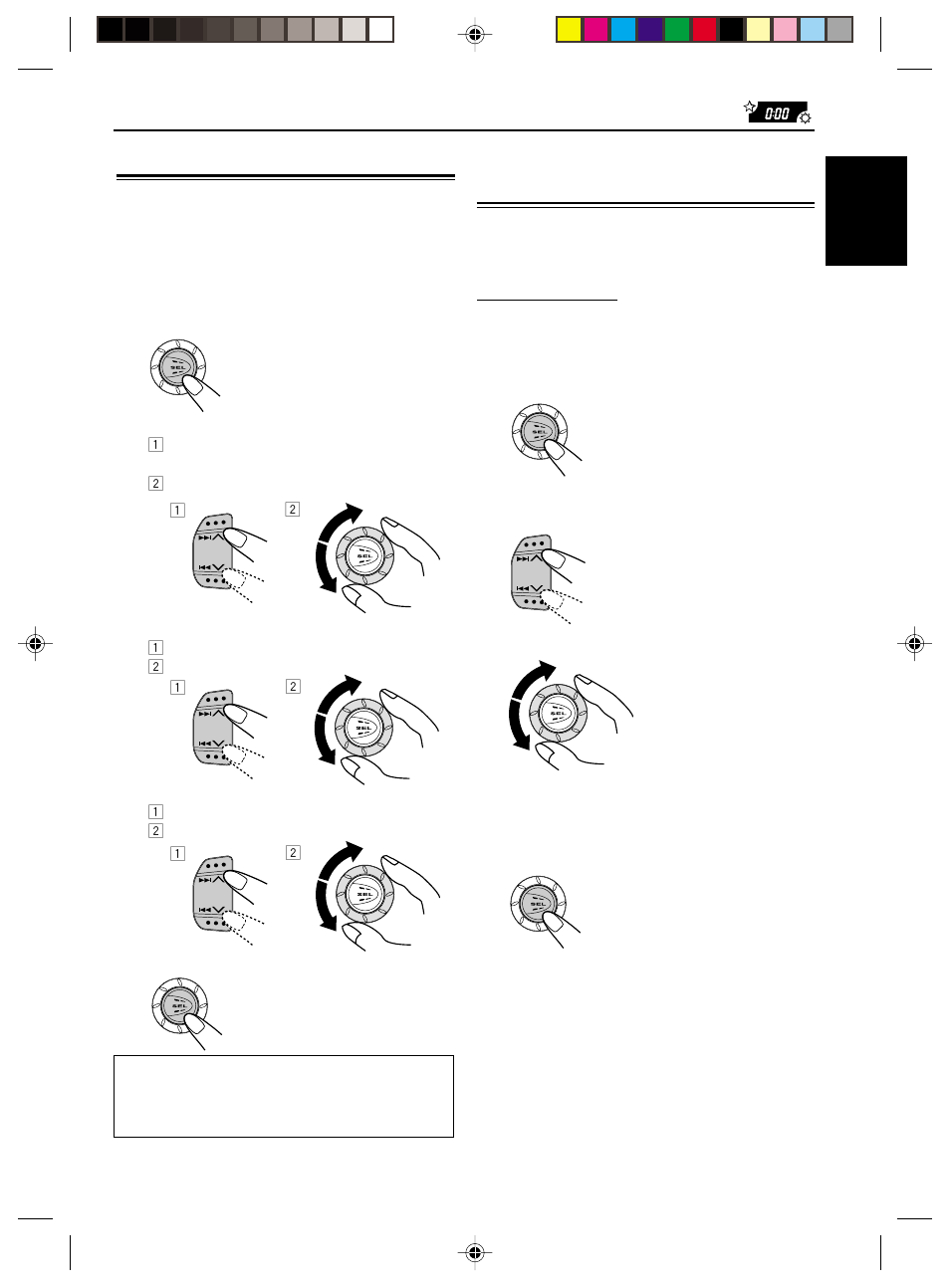 Other main functions, Setting the clock, Changing the general settings (psm) | JVC KD-S711R User Manual | Page 19 / 32