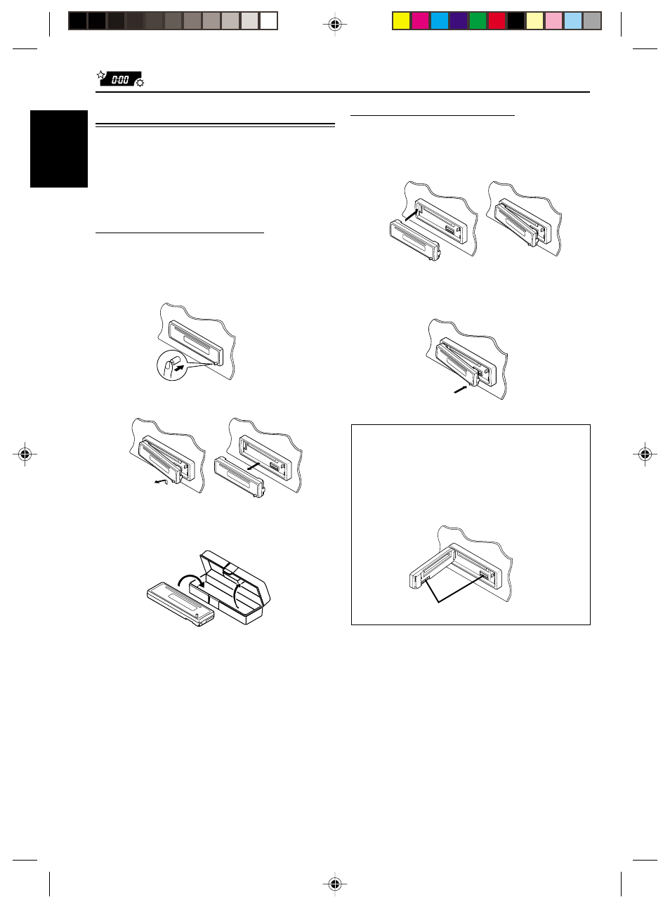 Detaching the control panel | JVC KD-S711R User Manual | Page 22 / 32