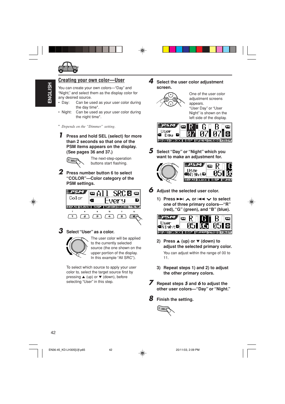 JVC KD-LH305 User Manual | Page 42 / 62