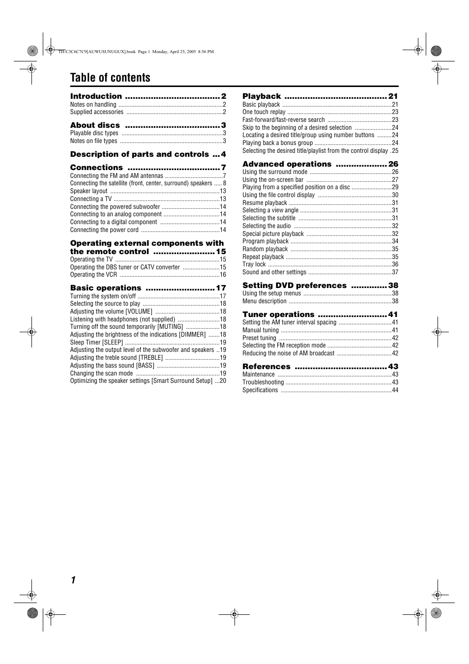 JVC GVT0150-008A User Manual | Page 4 / 97
