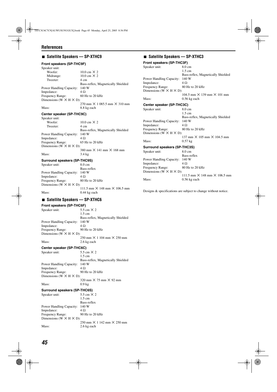 References | JVC GVT0150-008A User Manual | Page 48 / 97