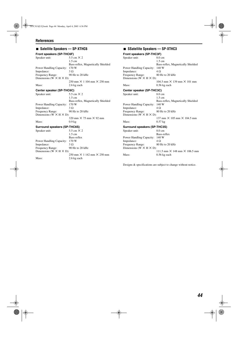 References | JVC GVT0150-008A User Manual | Page 96 / 97