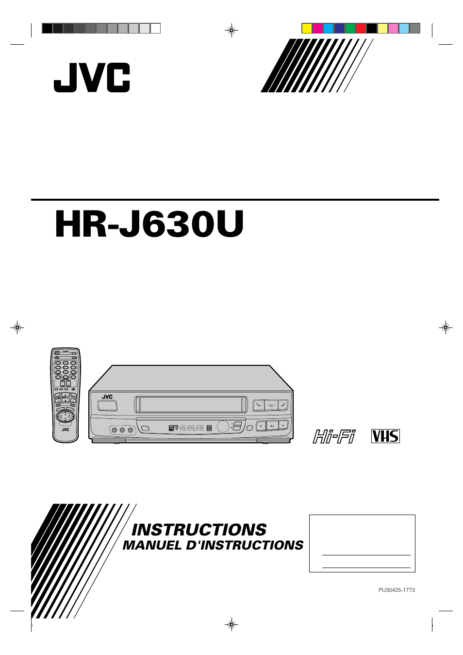 JVC HR-J630U User Manual | 46 pages