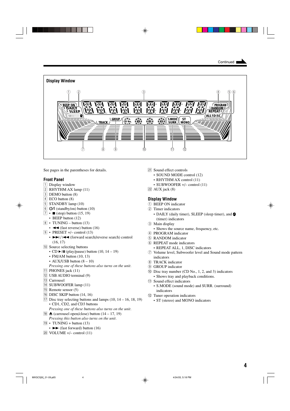 JVC 0405MWMMDWBET User Manual | Page 7 / 28