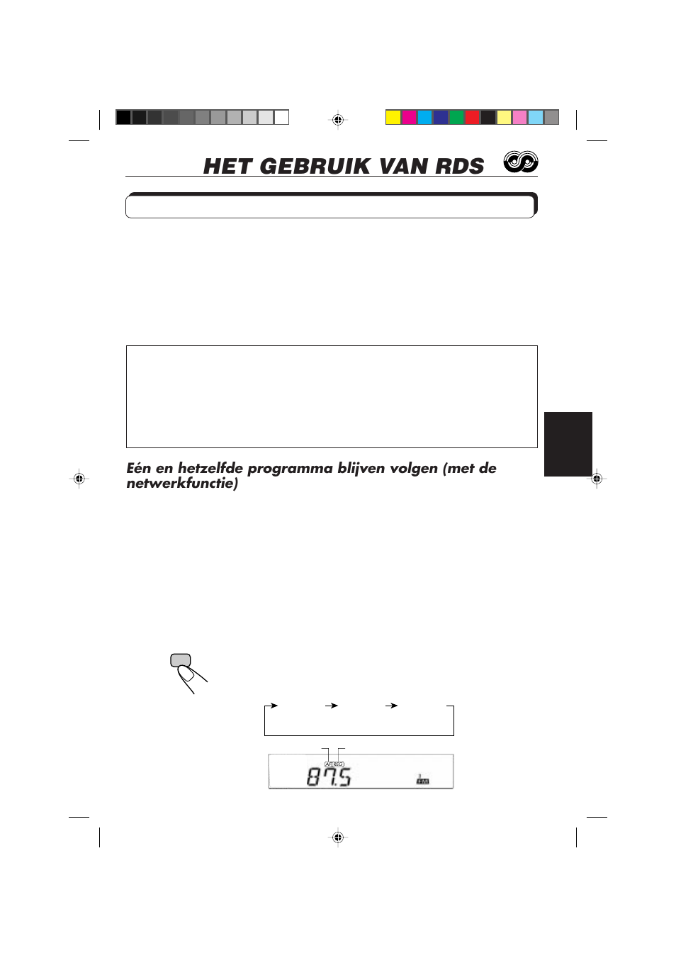 Het gebruik van rds, Wat u kunt doen met rds eon, Modus 1 modus 2 modus 3 | JVC KD-S673R User Manual | Page 111 / 138