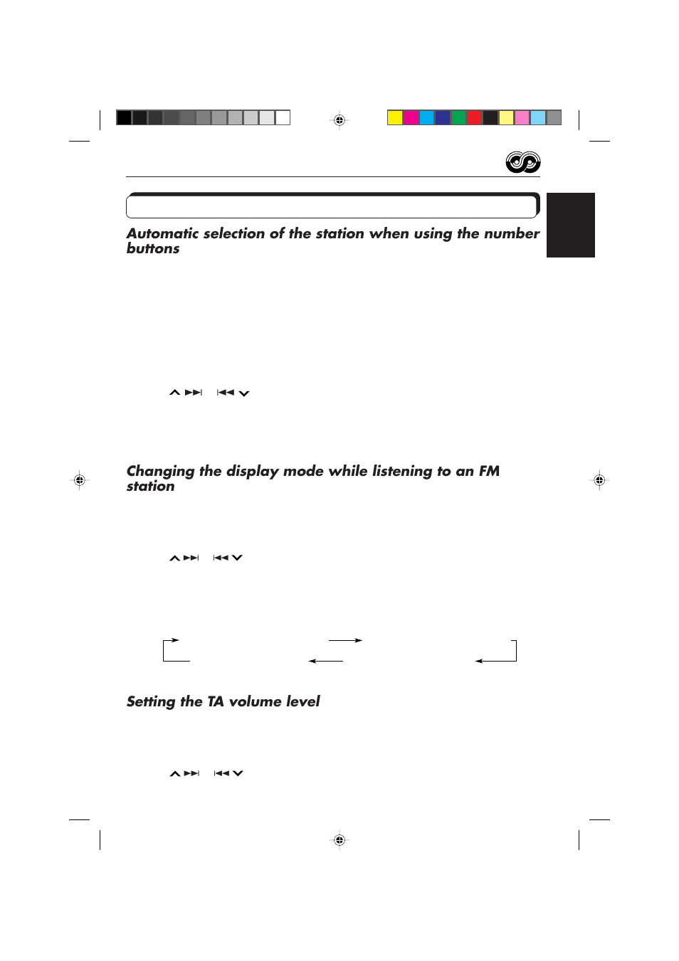 Other convenient rds functions and adjustments, Setting the ta volume level | JVC KD-S673R User Manual | Page 15 / 138