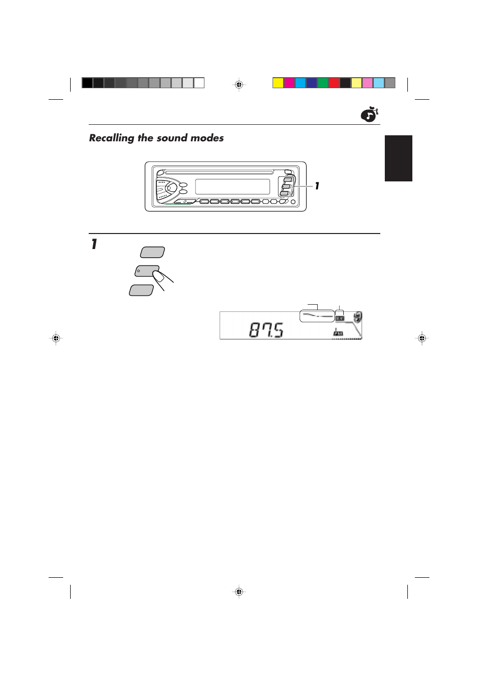 Recalling the sound modes | JVC KD-S673R User Manual | Page 23 / 138