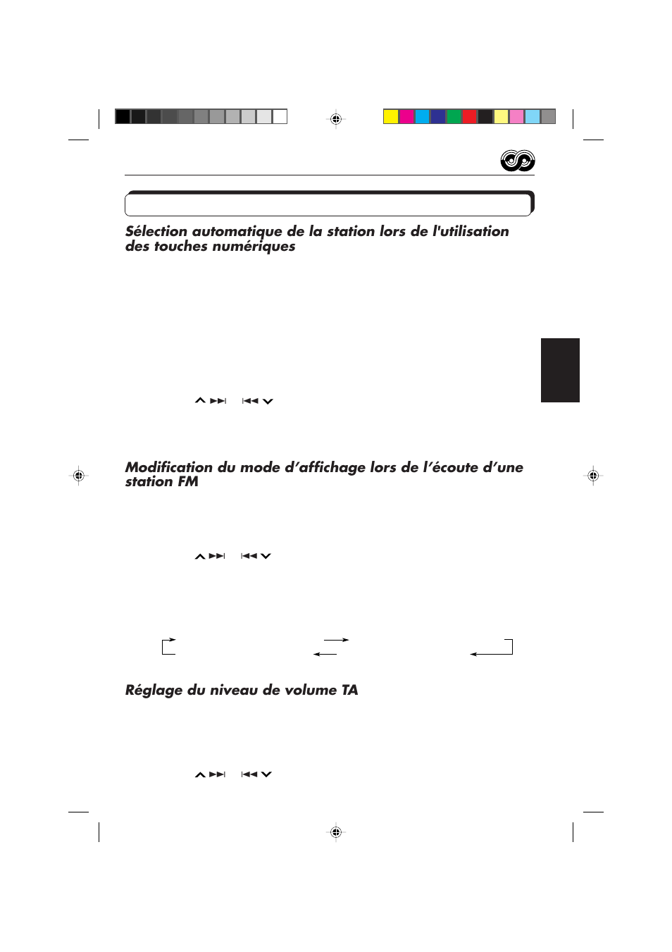 Autres fonctions pratiques du rds, Réglage du niveau de volume ta | JVC KD-S673R User Manual | Page 83 / 138