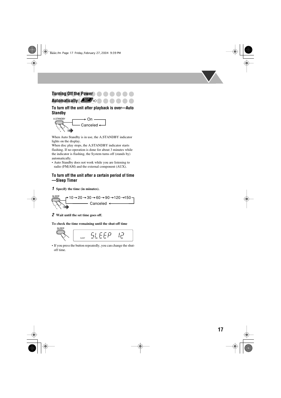 JVC FS-S77B/FS-S77S User Manual | Page 21 / 52